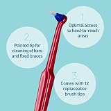 TePe Interspace Brush Medium with 12 Replaceable Heads for Optimal Cleaning view 7