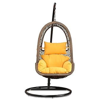 HomeTown Juniper Swing with Stand (Brown)