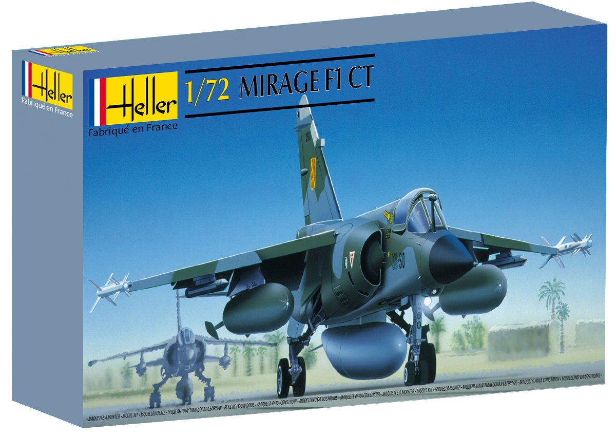 Glow2B Heller 80316 Model Kit Dassault Mirage F1 CT