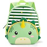 KK CRAFTS Preschool Backpack Toddler Neoprene Animal Schoolbag Lunch backpack for Kids Boys Girls(Dinosaur)