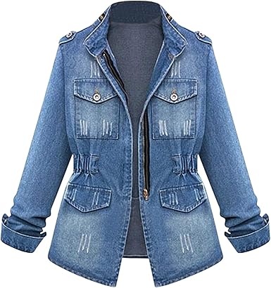 denim jacket collar up