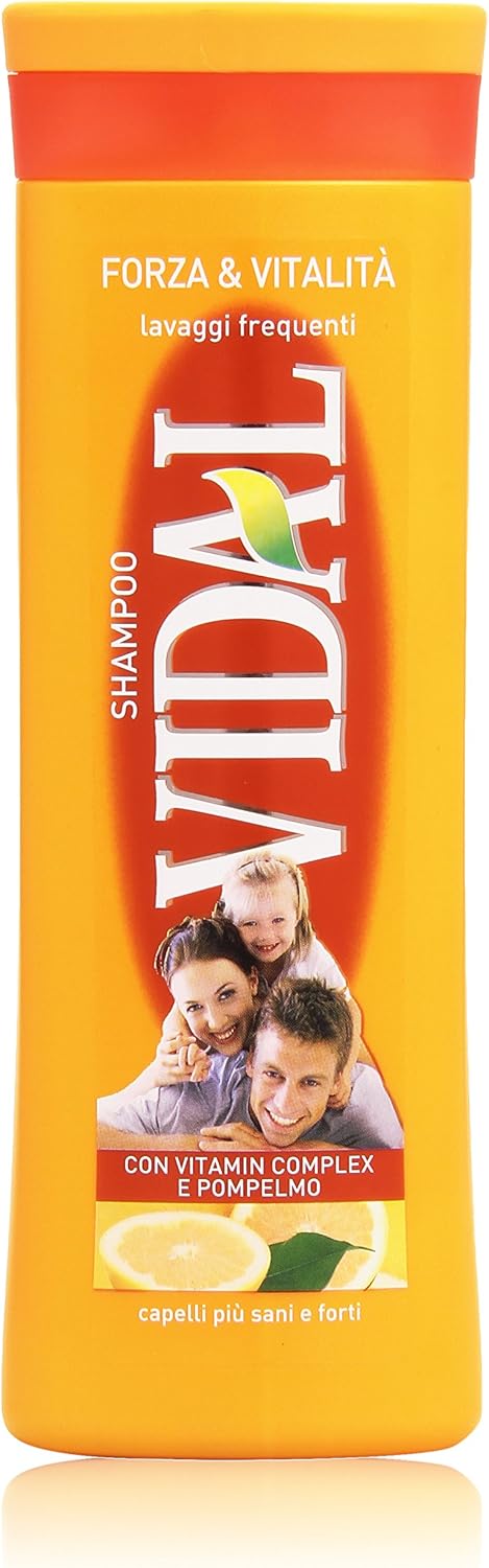 Vidal Strength and Vitality Shampoo 250ml, 250 ml
