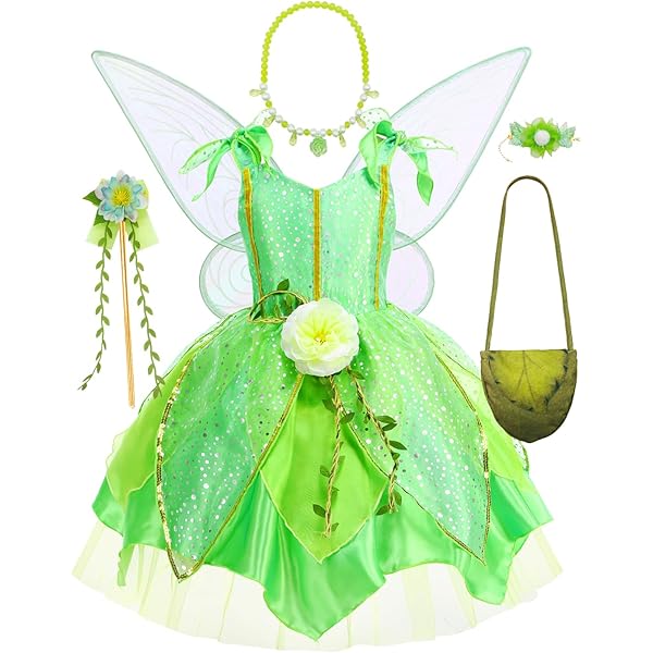 Amazon.com: Great Pretenders Fairy Blooms Deluxe Dress & Wings, Girls Fairy  Dress Costume with Detachable Wings (Size 5-6) : Clothing, Shoes & Jewelry