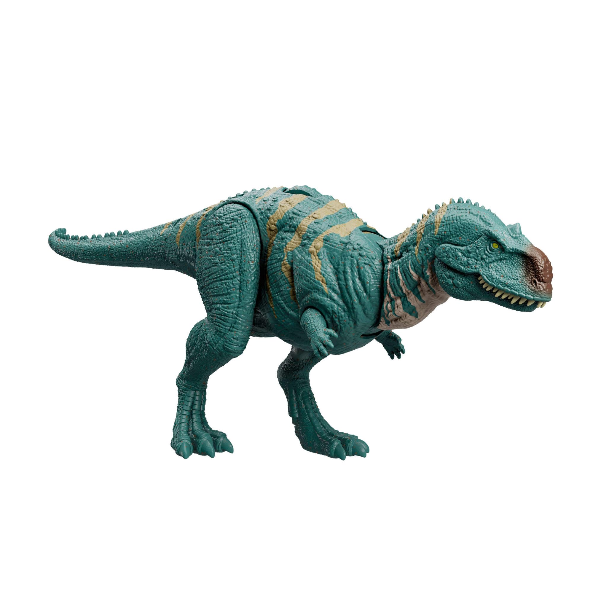 Mattel Jurassic World: Chaos Theory Netflix - Wild Roar Majungasaurus Dinosaur Figure with Continuing Massive Chomp Attack & Roar Sound, Posable Toy & Digital Play, HTK76