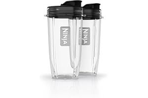 Ninja XSK2424C Nutri Ninja Tritan 24 oz. 2 Cups with Sip&Seal Lids (Canadian Version)
