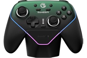 GameSir Super Nova Wireless Gaming Controller for PC/Switch/iOS/Android, Hall Effect Stick & Trigger, RGB Lighting, Swappable