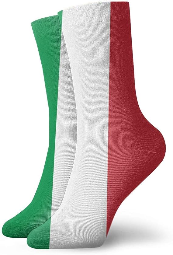 Unisex Italian Flag Athletic Stockings Long Socks Sports Outdoor for Men Women Amazon.co.uk