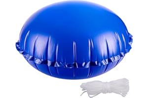 Sfcddtlg 4 x 4 Ft Pool Air Pillows for Above Ground Pools- Round Winter Pool Cover Pillow- Ice Equalizer Air Pillow- Swimming Pool Winterizing Closing Pillow with Ropes for Support Pool Covers