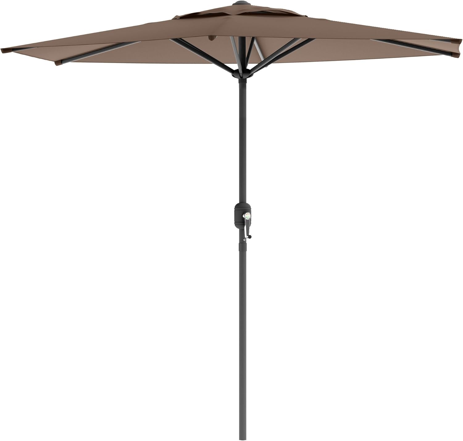 Amazon Com Corliving Ppu 120 U Patio Umbrella Sandy Brown Garden Outdoor