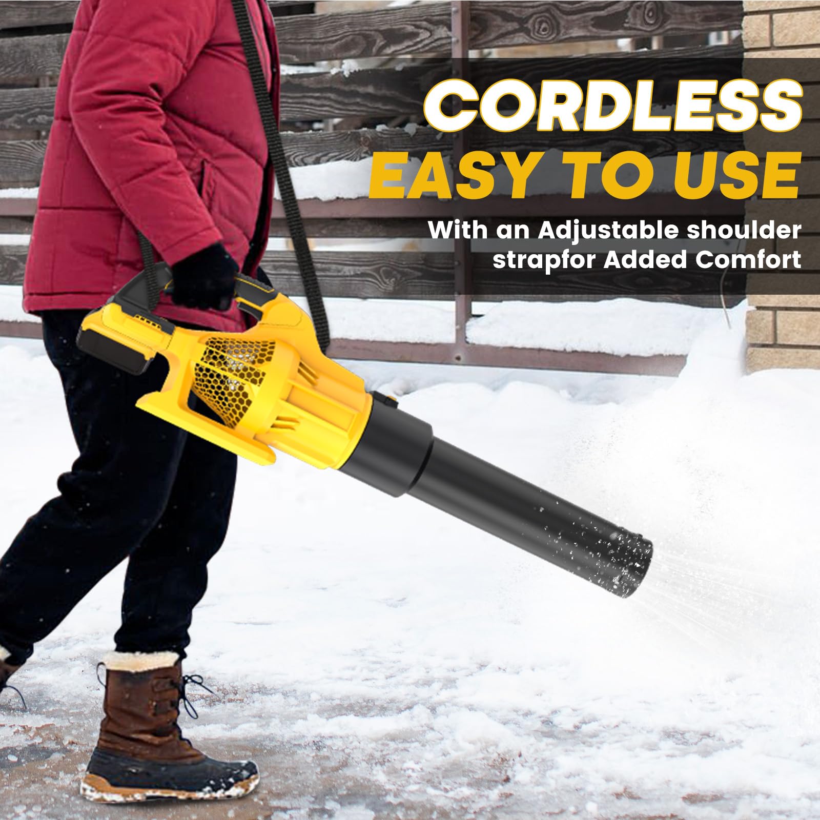 Photo 1 of 2025 Cordless Leaf Blower Compatible with 20V Max Battery, 123456789