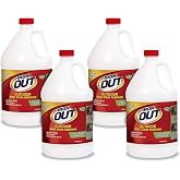 Iron OUT Liquid Rust Stain Remover, Pre-mixed, Quickly Removes Rust Stains from Concrete, Vinyl and Other Outdoor Surfaces, No Scrubbing, Safe to Use, 1 Gallon, 4 Pack