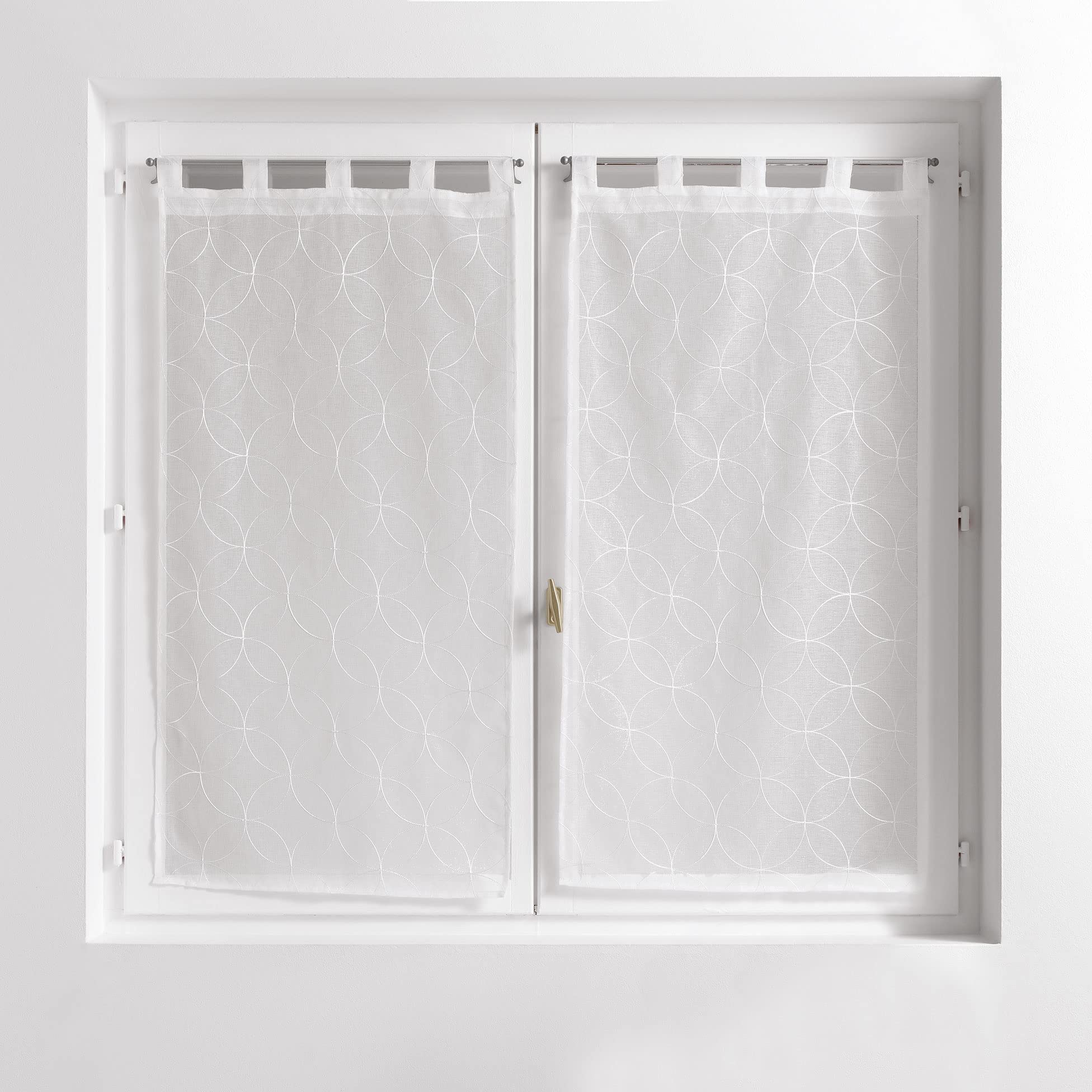 Douceur d'Intérieur Curtain 2 x 60 x 160 cm White