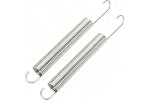 GNPADR GUPO 7 inch (2Pcs) Stainless Steel Replacement Recliner Sofa Chair Mechanism Tension Spring - Long Neck Hook Style
