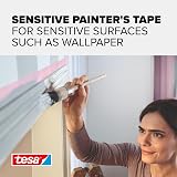tesa UK Painter's Tape WALLPAPER 25 m x 25 mm Pink Masking Tape view 2