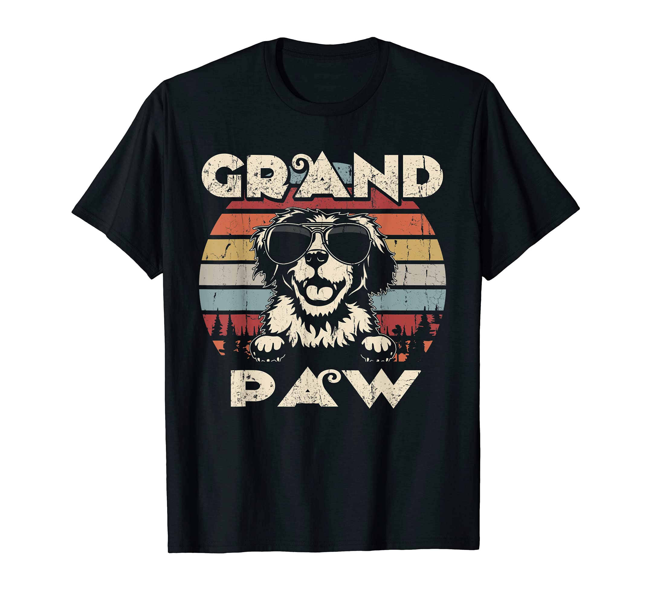 Grand Paw Brittany dog lovers vintage retro T-Shirt
