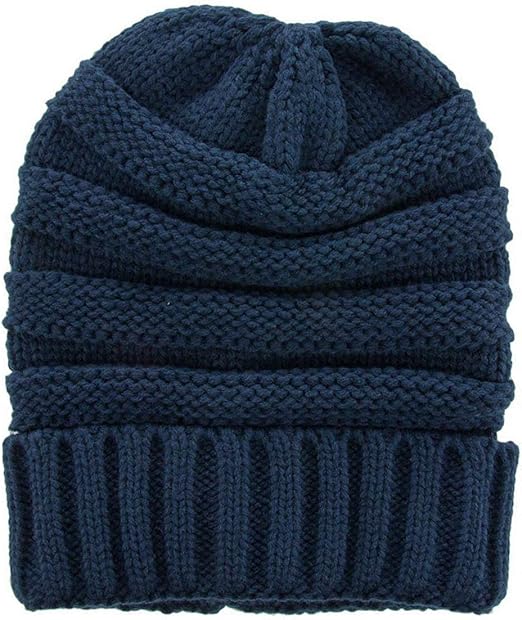 womens blue winter hat