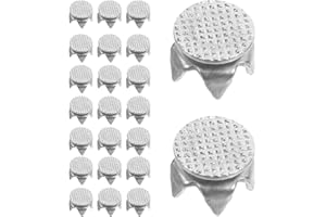 BESTYASH 50Pcs Steel Ice Cleats Replacement Spikes for Winter Shoes and Boots, Anti-Slip Snow Gripper Nails,