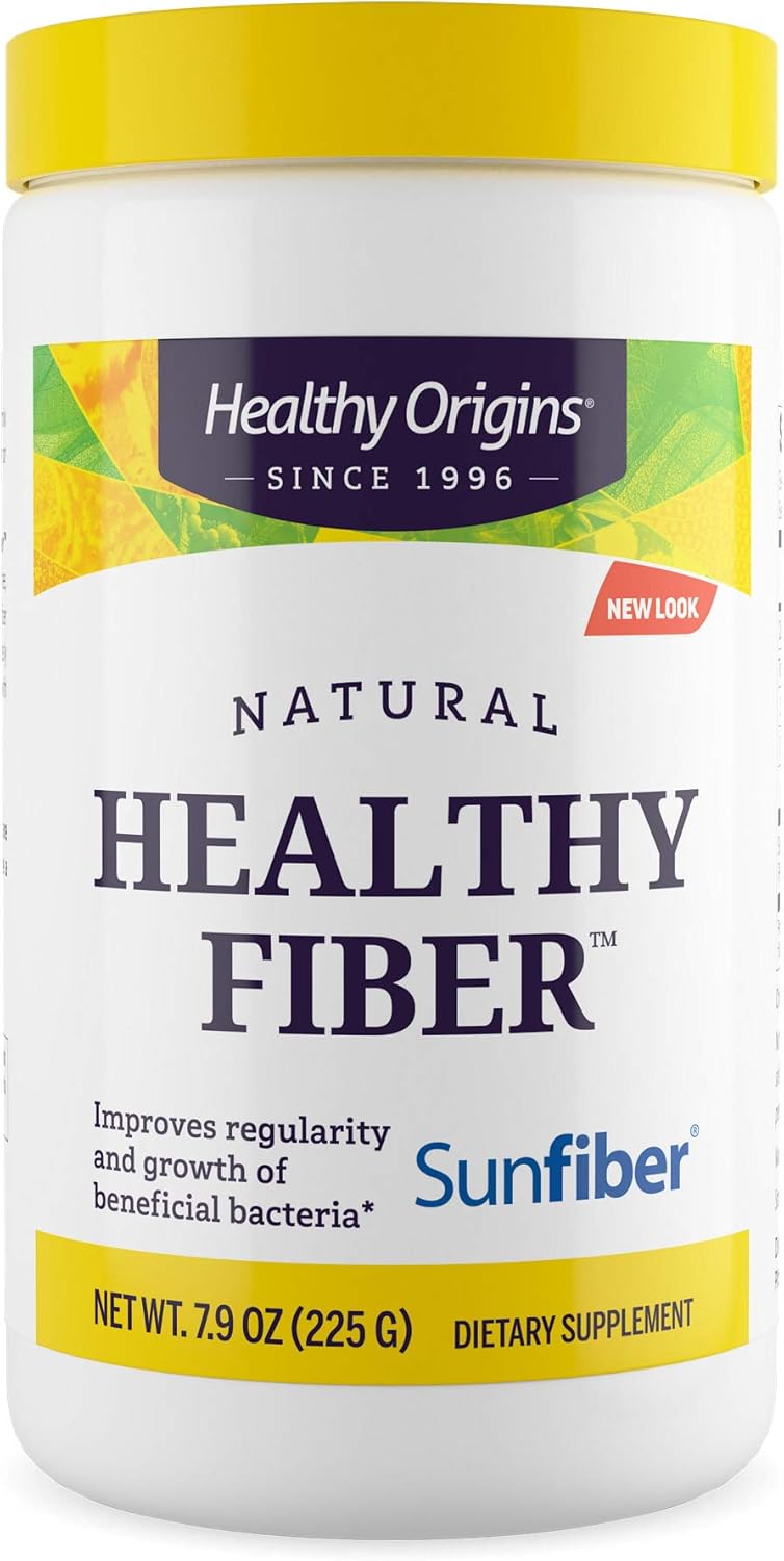 Healthy Origins Fiber All Natural, Non-GMO, 7.9 Ounce: Health & Personal Care