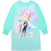 Unicorn Academy Girls' Nightgown, Comfortable Sleepwear Gown | Soft &amp; Cute Pajama Nightwear for Kids