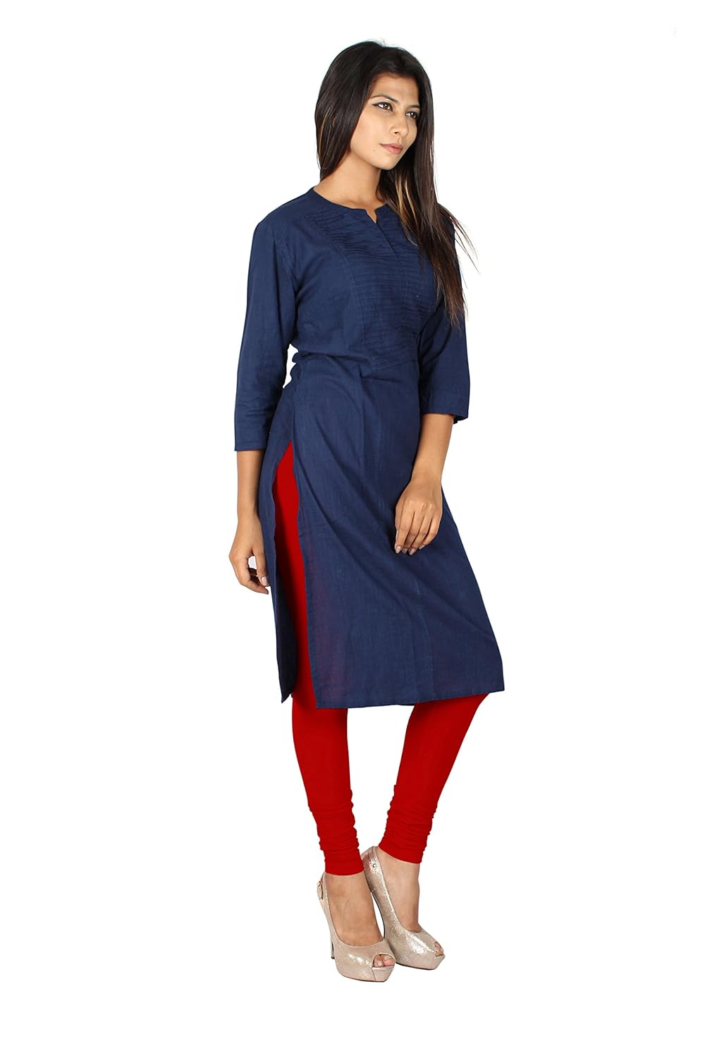 eera churidaar leggings cherry red
