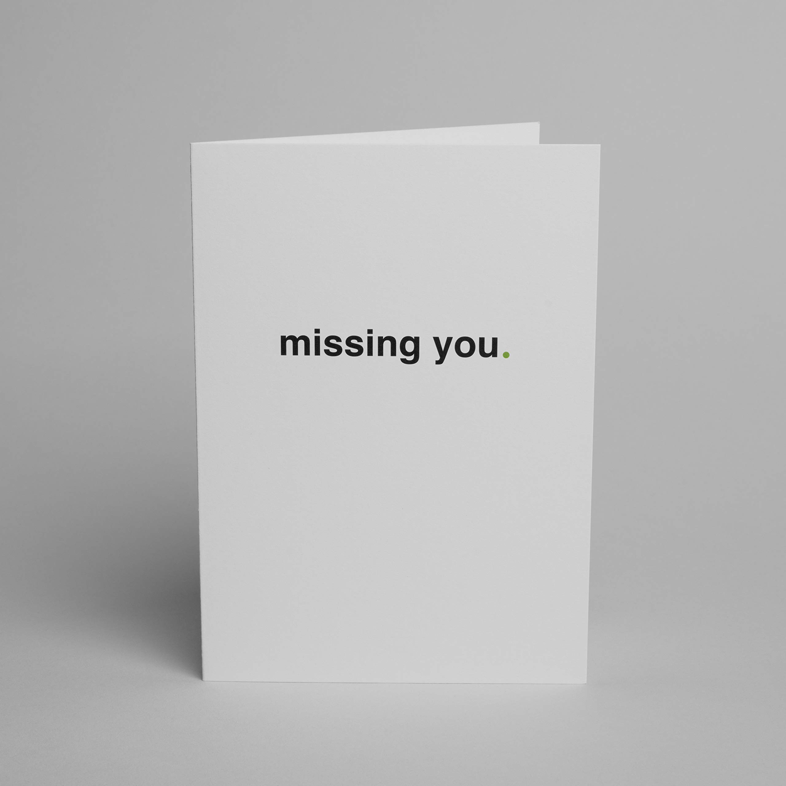 Blake Note Cards - Missing You Cards A6 (148 x 105mm) - Pack of 10 - Premium Quality 330GSM - Luxury & Minimalistic Cards - I Miss You Cards with Envelopes Girlfriend/Boyfriend Cards (NCC2200/10)