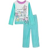 Peppa Pig Toddler Girls Fancy Dress Party 2 Piece Pajama Set, Size 4T