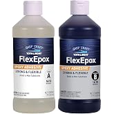 TotalBoat FlexEpox Flexible Epoxy Glue Adhesive - 32 oz | Creates Tough, Flexible Bonds; Use on Fiberglass, Metal, Plastic, and Hard-to-Glue Wood; Performs in Cool, Damp Environments