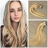 Komorebi #27/613 Honey Blonde And Bleach Blonde-20Inch Skin Weft Professional Ha