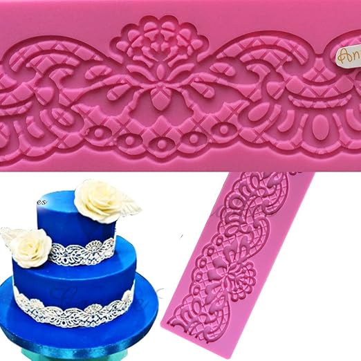 Amazon Com Anyana Sugar Edible Flower Lace Cake Silicone
