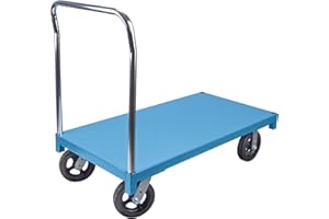 KLETON - Platform Truck, 48" L x 24" W, 1400 lbs. Capacity, Rubber Casters Each