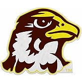 Rico Industries NCAA Quincy Hawks Shape Cut Pennant - Home and Living Room Décor - Soft Felt EZ to Hang