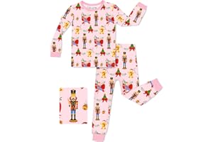 babee Reshinee Bamboo Viscose Toddler Girls Kids Pajamas Unicorn Mermaid Pjs Long Sleeve Snug fit 12M-8Y 2pcs Soft Jammies