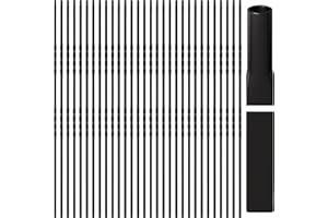 Sidasu 30-Pack Black Iron Balusters, Hollow Double Twist Stair Spindles 1/2 Inch Square Metal Staircase Balusters for Interior Railing
