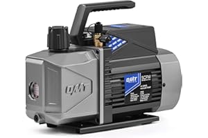 Orion Motor Tech Sparkless Ignition Proof Vacuum Pump, 5 cfm 1/2 hp Two Stage Vacuum Pump with 0.2 Pa Ultimate Vacuum, Auto H