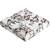 Wrangler - Blanket, Super Soft Plush Bedding, Yellowstone Inspired Throw Blanket for Couch or Bed (Mustangs Brown, 50" x 70")