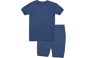 VAENAIT BABY Toddler Kids Girls Boys Sleepwear Pajamas Short Soft Shirring Cool Summer Viscose Pjs 2pcs Set