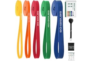 Resistance Bands,Exercise Bands,Workout Bands,Resistance Bands Set for Legs,Pull Up Bands,Stretch Bands for Exercise,Muscle T