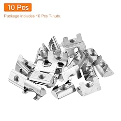 uxcell 10Pcs M6 T Nuts Roll in Spring, T Nut with