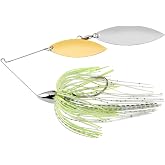 War Eagle Custom Lures Nickel Frame Double Willow Spinnerbait Spot Remover Skirt 3/4 oz.