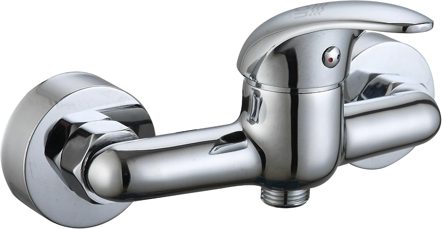 DP Bath Naranjo - Single lever shower mixer tap, 35mm, silver