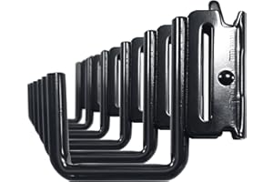 KOPKIO 12PCS E Track J Hooks Heavy Duty E Track X Track Steel Hanger, Spring Fitting E Track Accessories for Enclosed Trailer, Cargo Van,Semi-Trucks Trailer,Black