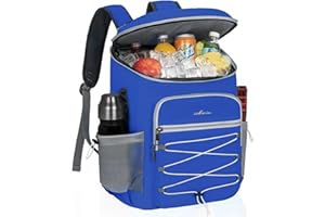 ITHWIU Cooler Backpack, Portable Insulated Leakproof Backpack for 33 Cans (330ml), Lightweight Insulated Soft Cooler Backpack for Picnic, BBQ Camping, Lunch, Beach and Hiking, for Men and Women