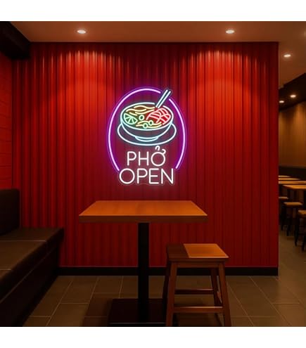 ADVPRO Cartel Luminoso I459-b Pho Vietnamese Vietnam Noodle Food Light Sign