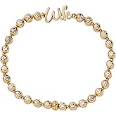 Alex and Ani Wife Elongated Crystal Stretch Bracelet for Women