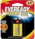 EVEREADY 9V Battery, 9 Volt Alkaline (1 Count)