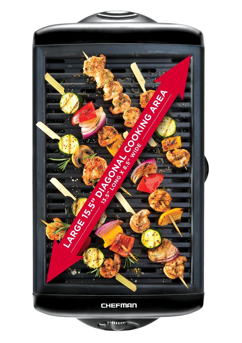 Chefman Electric Smokeless Indoor Grill w/ NonStick