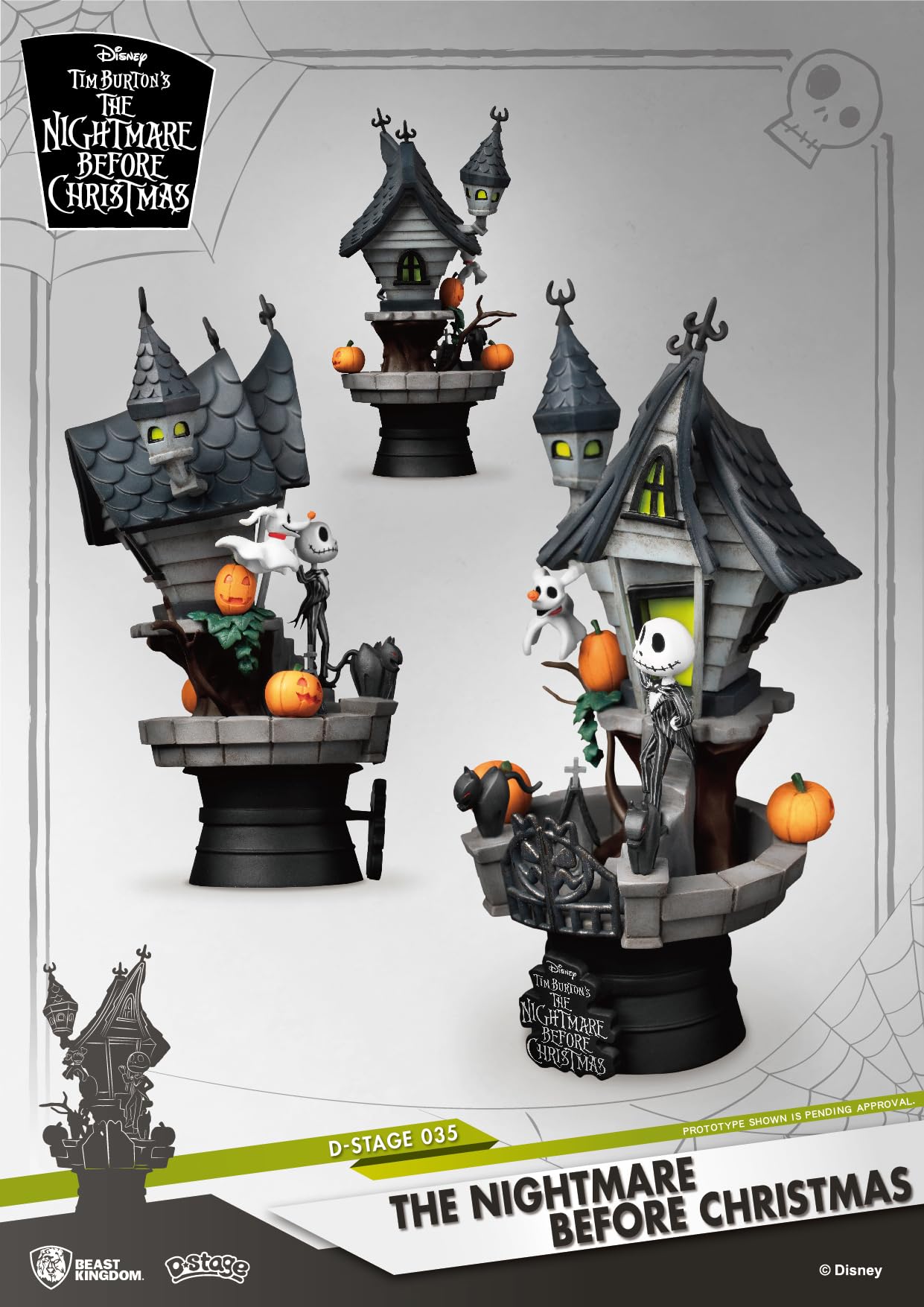 Beast Kingdom The Nightmare Before Christmas DS-035 D-Stage Series Statue