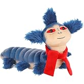 Fun Costumes Jim Henson Labyrinth Worm Toy Plush, Hoggle's Blue Friend Plushie, Soft 13-Inch Fantasy Creature Standard