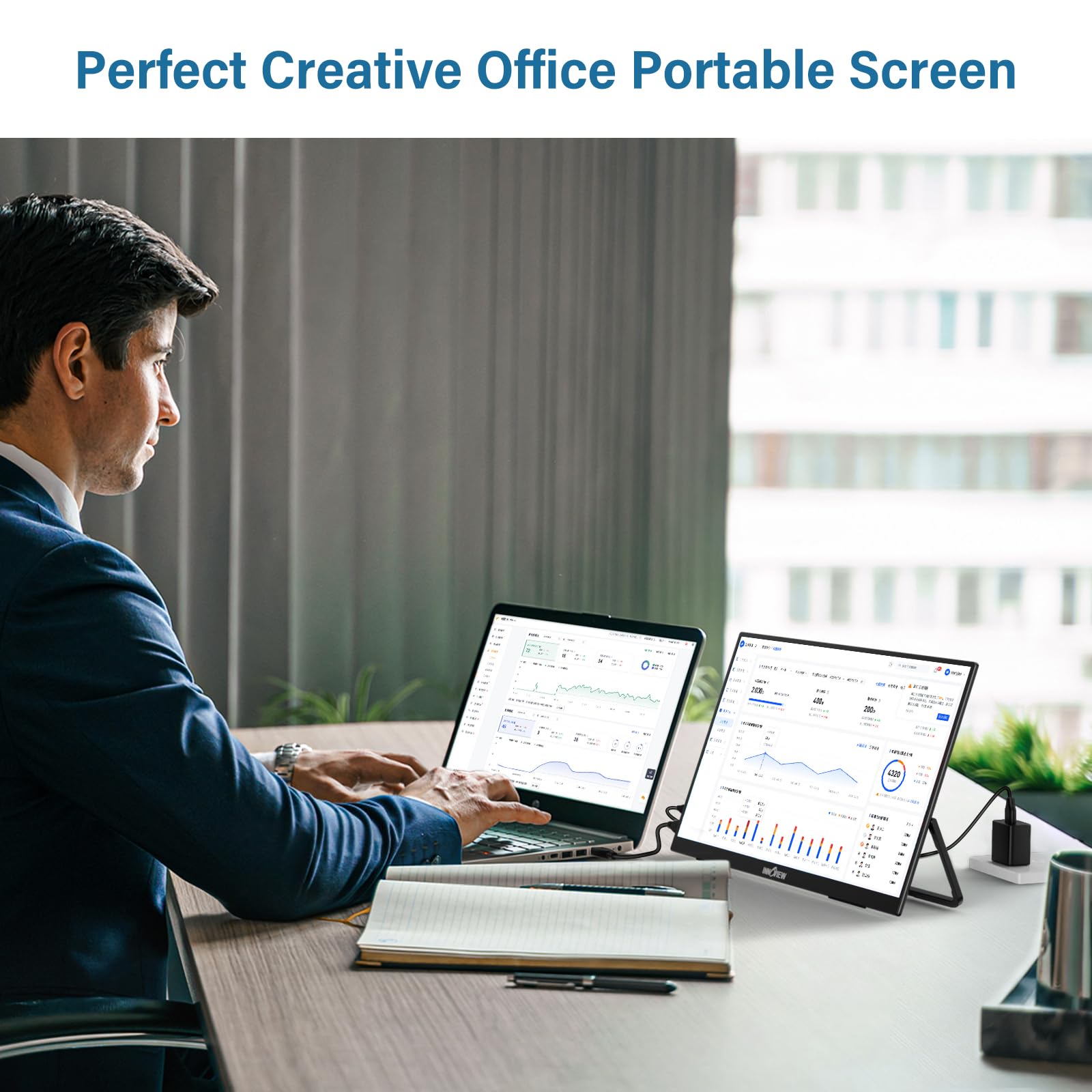 InnoView 2K 180HZ Portable Monitor, 18