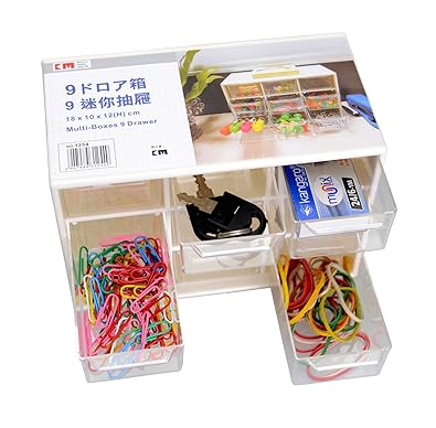 KM Japan Novelty Organiser Box Drawers for Jewellery and Stationary